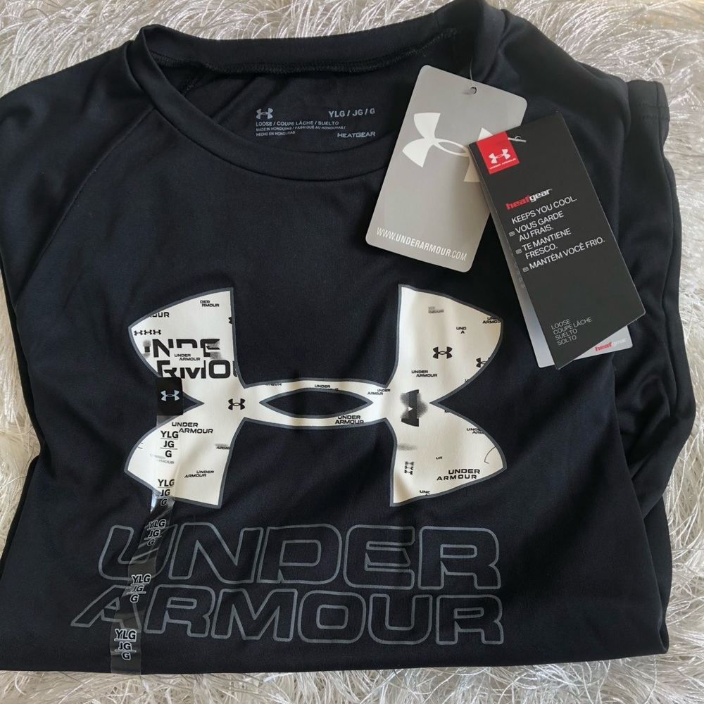 Under Armour Heat Gear Short Sleeve Shirt - Black